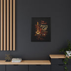 The Night Rig - Framed Matte Canvas Wall Art