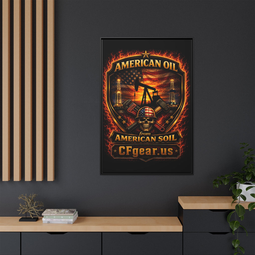 CFgear Crew Badge - Framed Matte Canvas Wall Art