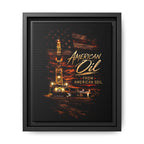 The Night Rig - Framed Matte Canvas Wall Art