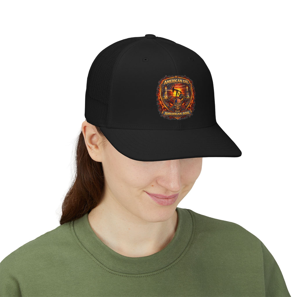 Shield Snapback Trucker Cap