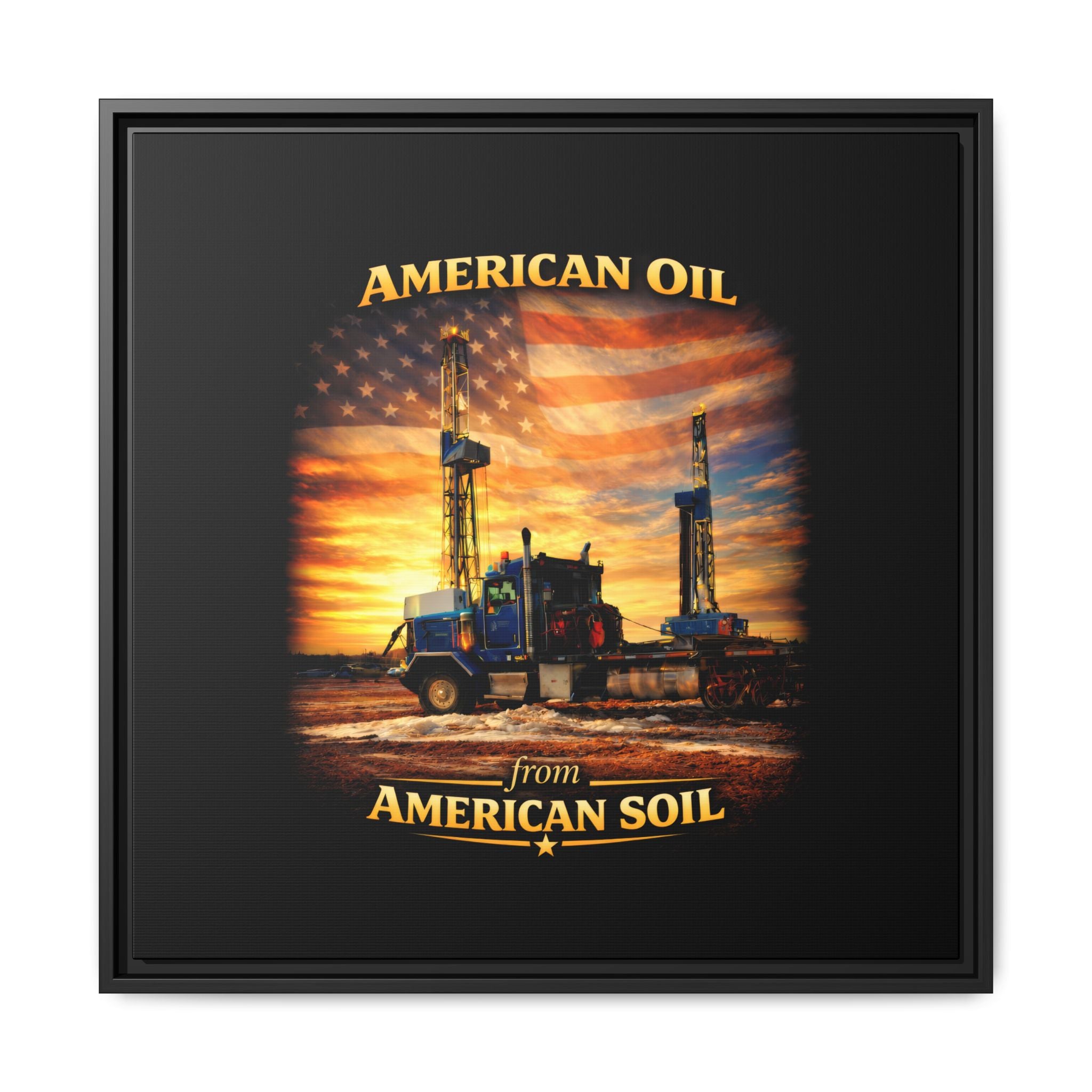 Semi Print - Framed Matte Canvas Wall Art