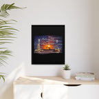 Flag Field - Framed Matte Canvas Wall Art