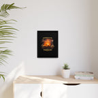 Oil Field - Framed Matte Canvas Wall Art