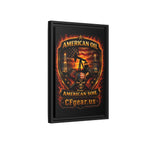 CFgear Crew Badge - Framed Matte Canvas Wall Art