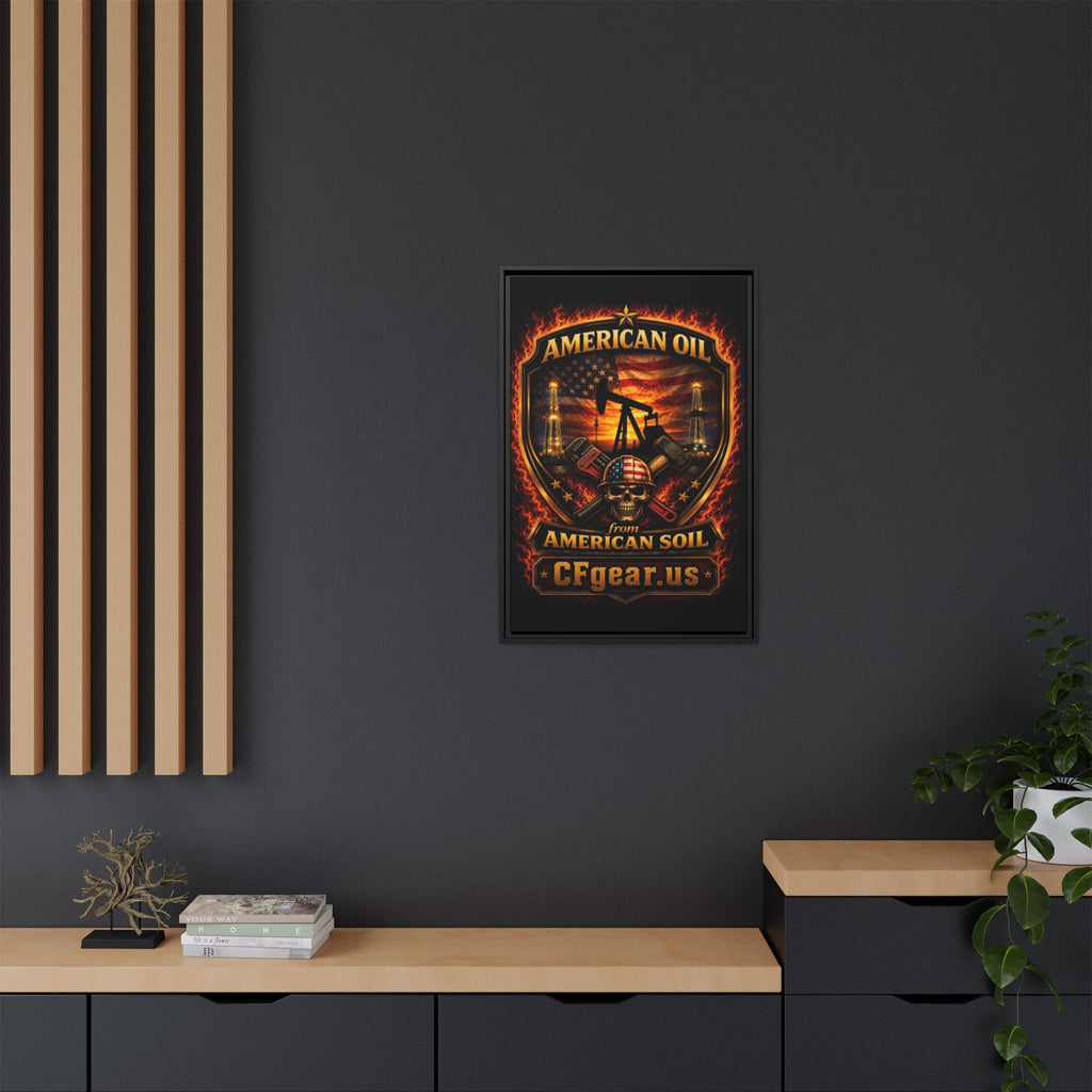 CFgear Crew Badge - Framed Matte Canvas Wall Art
