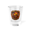 American Oil Shield Shot Glass — 'American Oil, American Soil' 1.5oz Collector Shooter