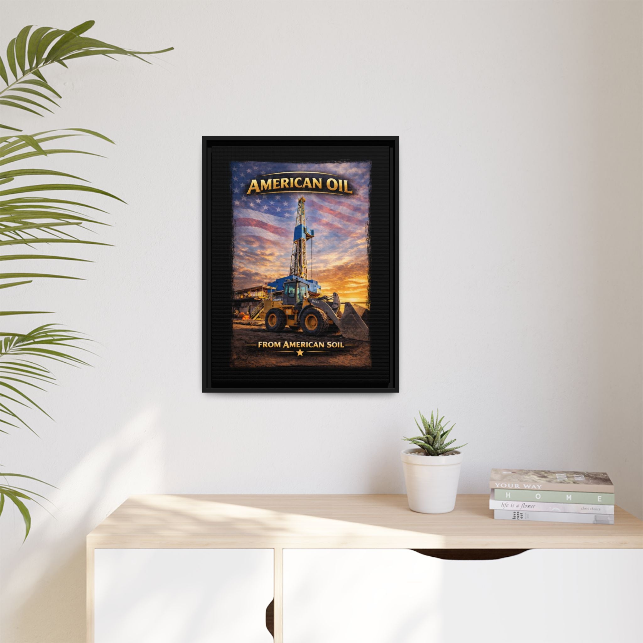 Front Loader - Framed Matte Canvas Wall Art
