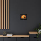 American Oil from American Soil - Framed Matte Canvas Wall Art