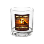 American Oil from American Soil 10oz Rocks Glass