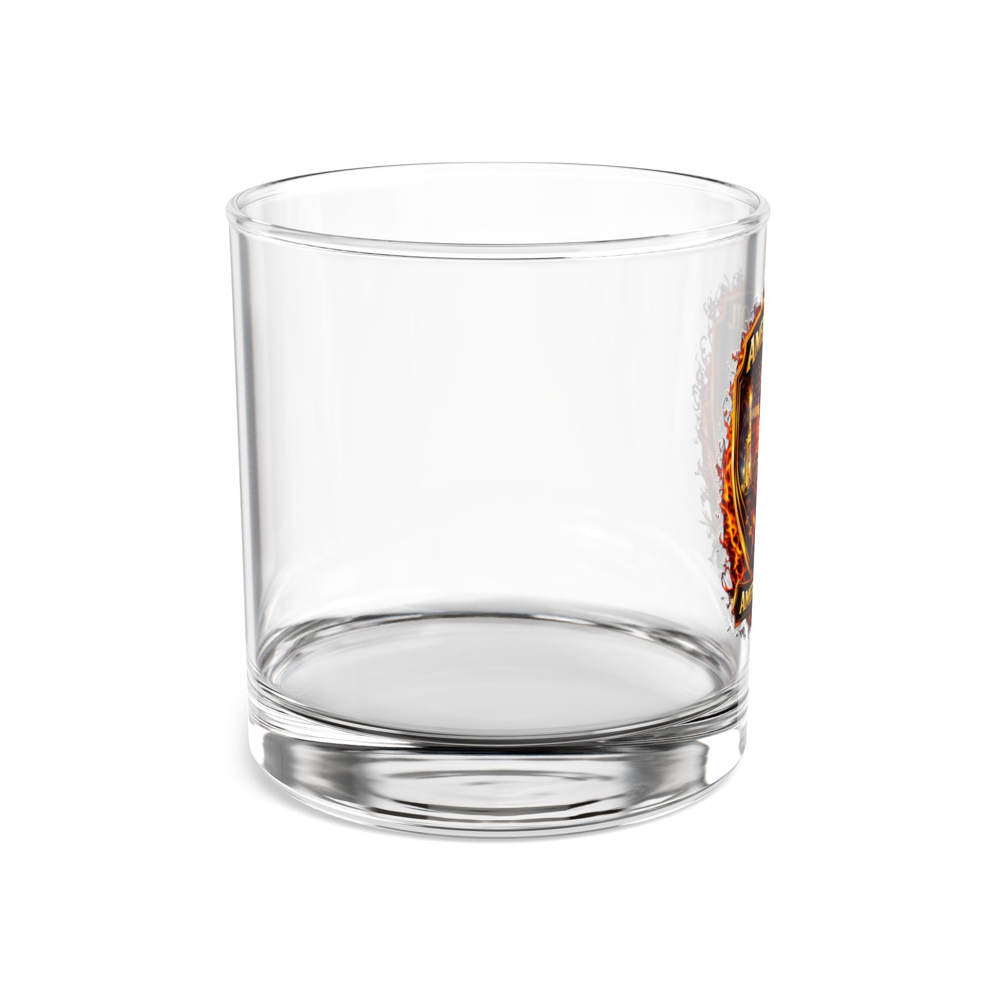 American Oil, American Soil 10oz Rocks Glass — Roughneck Version Whiskey Glass