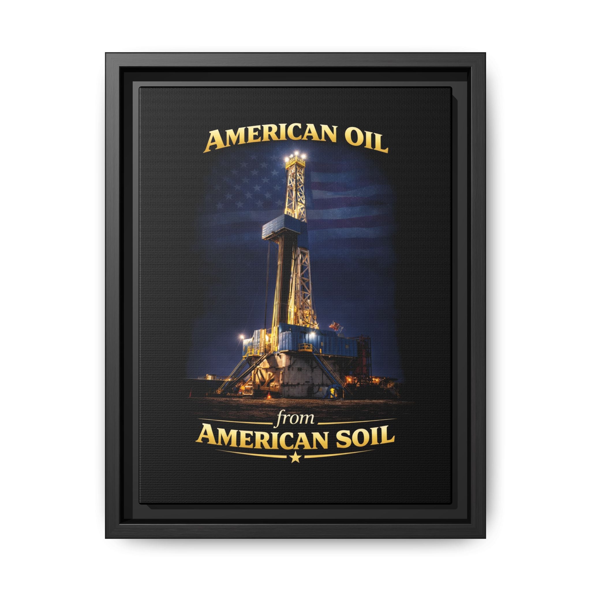 Derrick - Framed Matte Canvas Wall Art