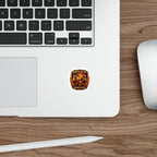 Roughneck Die-Cut Sticker — "American Oil from American Soil" Patriotic Oilfield Design