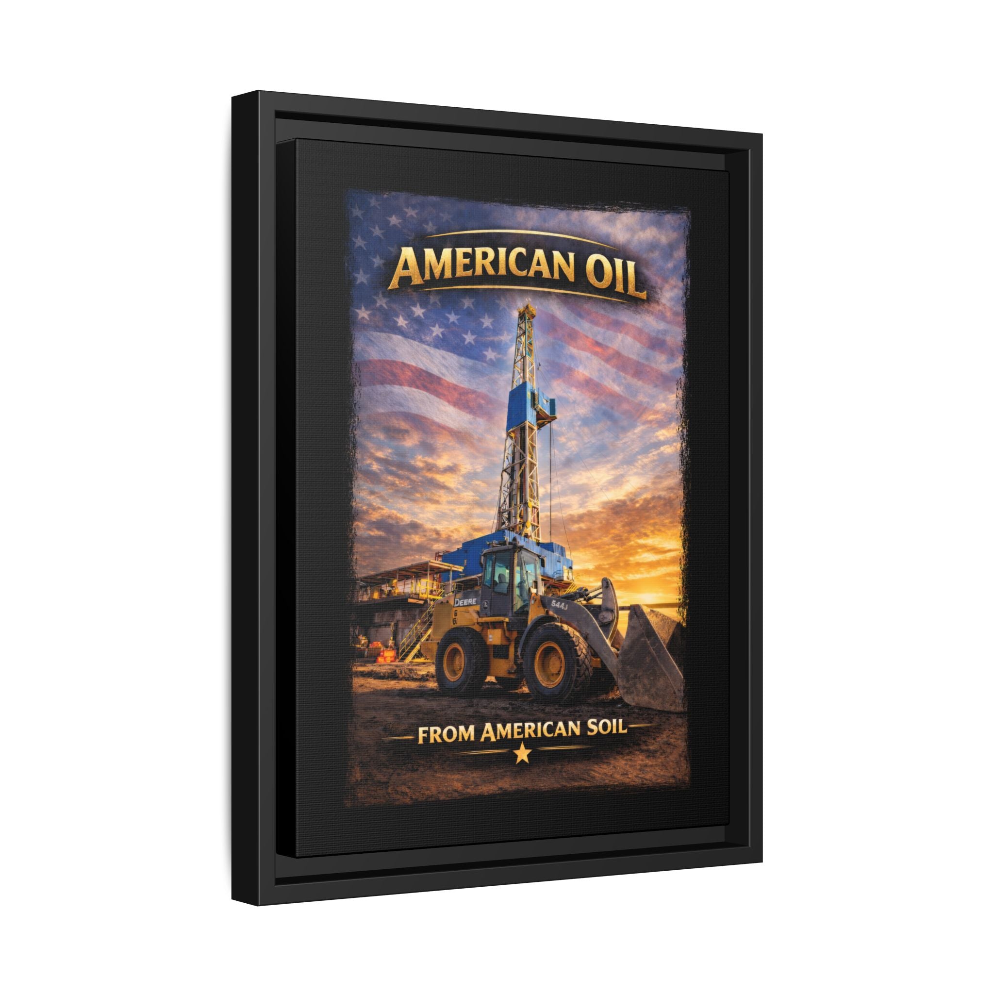 Front Loader - Framed Matte Canvas Wall Art