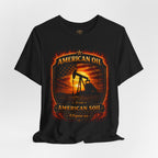 Cfgear Crew Badge T‑Shirt — "American Oil From American Soil" Graphic Tee
