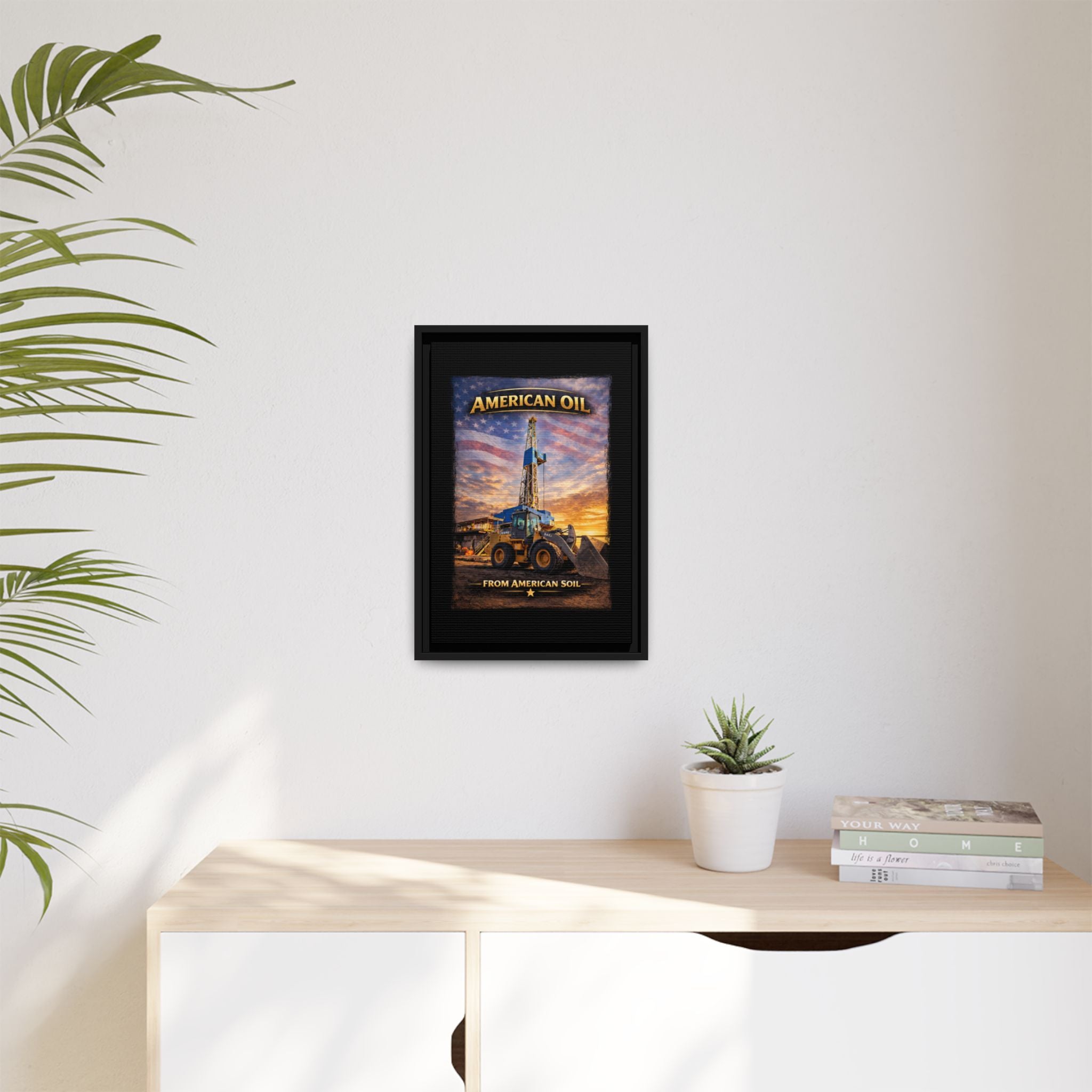 Front Loader - Framed Matte Canvas Wall Art