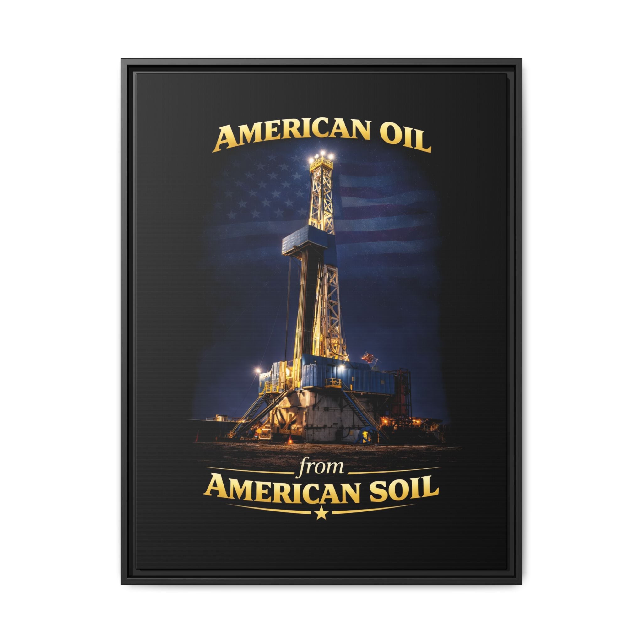 Derrick - Framed Matte Canvas Wall Art