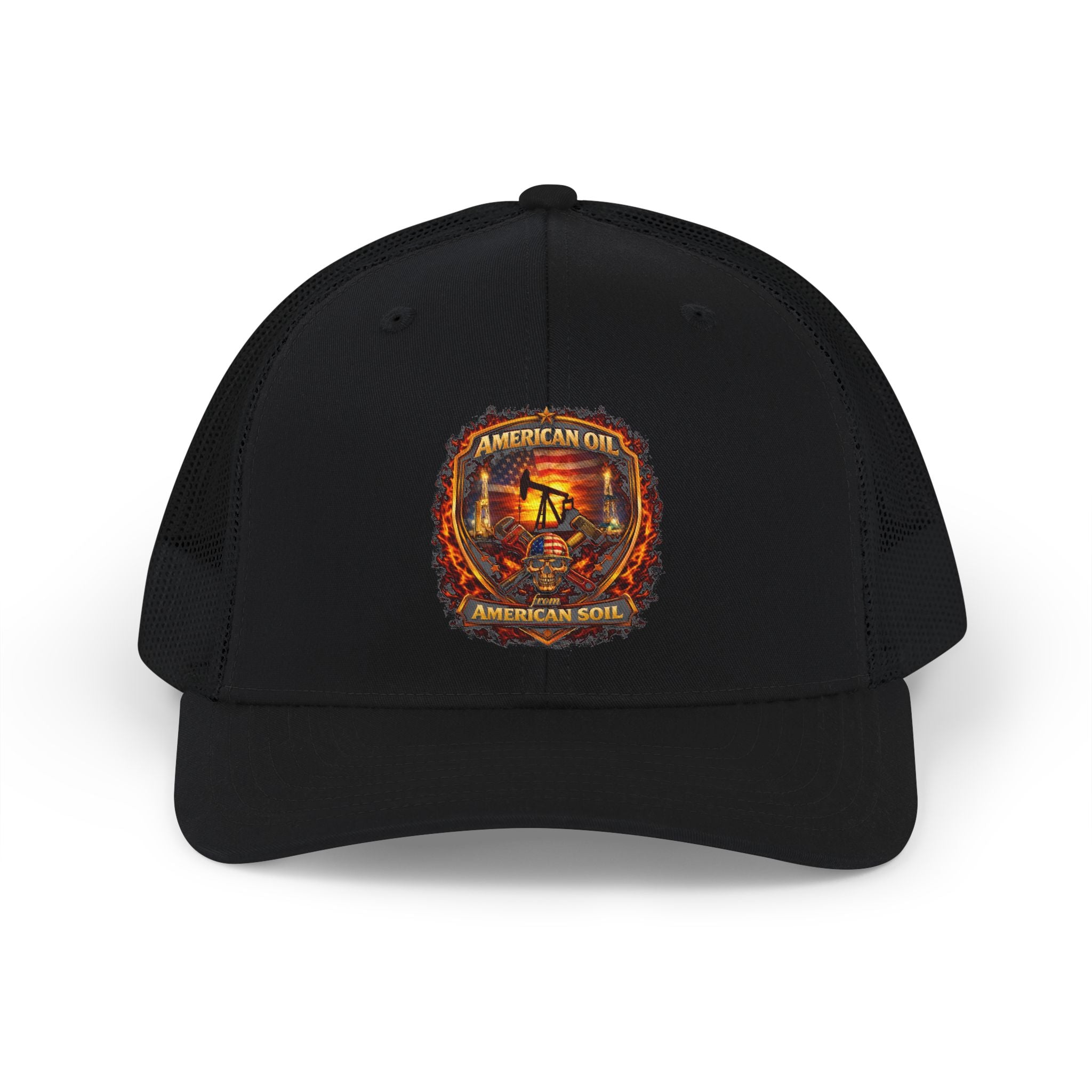 Shield Snapback Trucker Cap