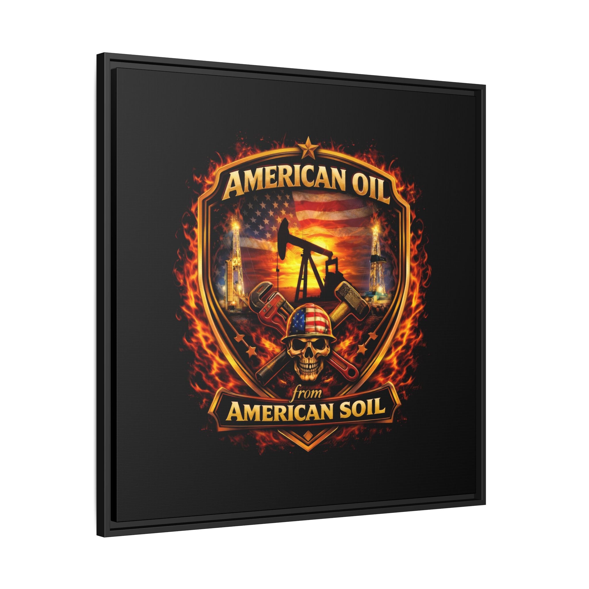 Shield - Framed Matte Canvas Wall Art