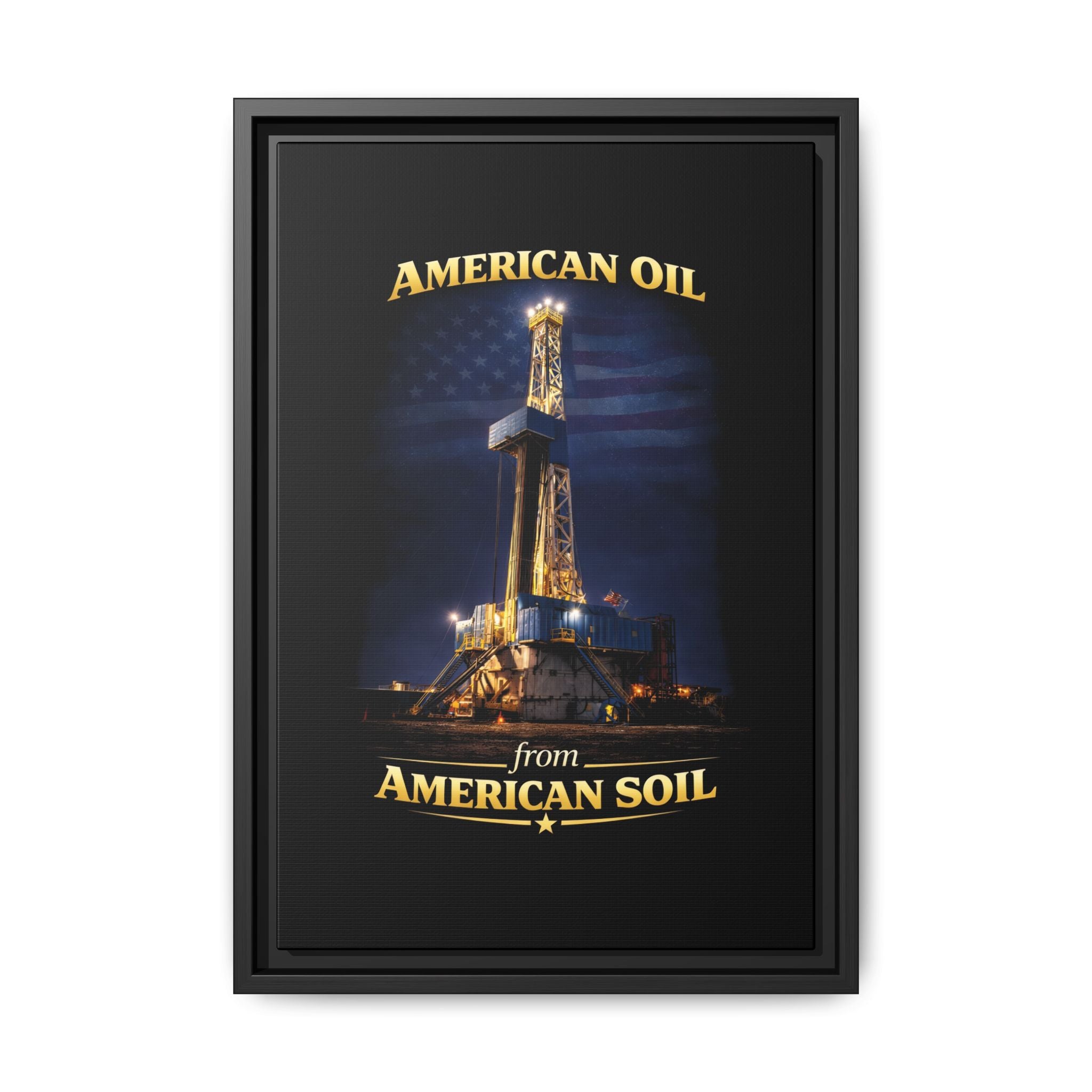 Derrick - Framed Matte Canvas Wall Art