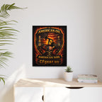 CFgear Crew Badge - Framed Matte Canvas Wall Art