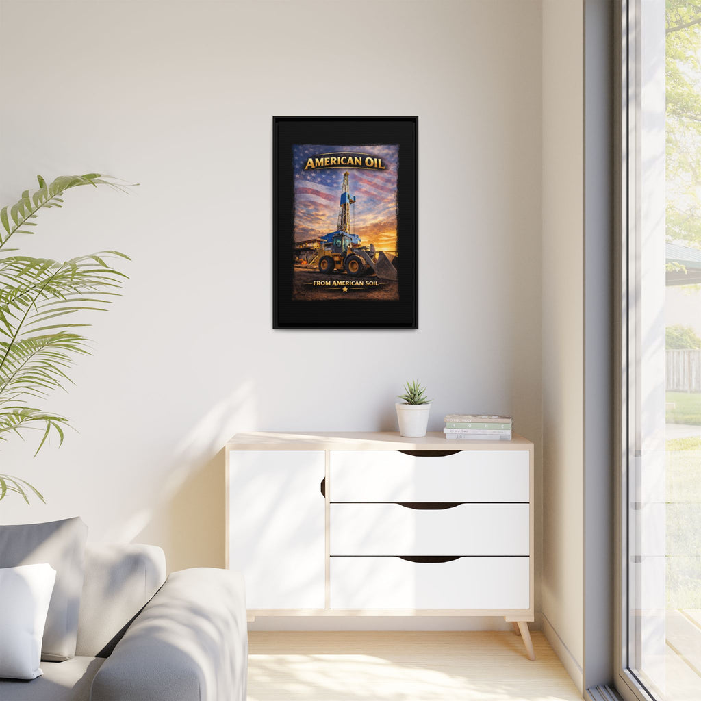 Front Loader - Framed Matte Canvas Wall Art