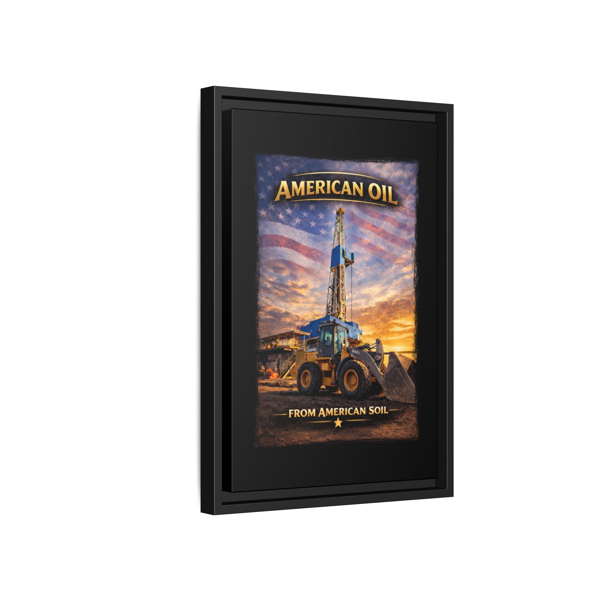Front Loader - Framed Matte Canvas Wall Art