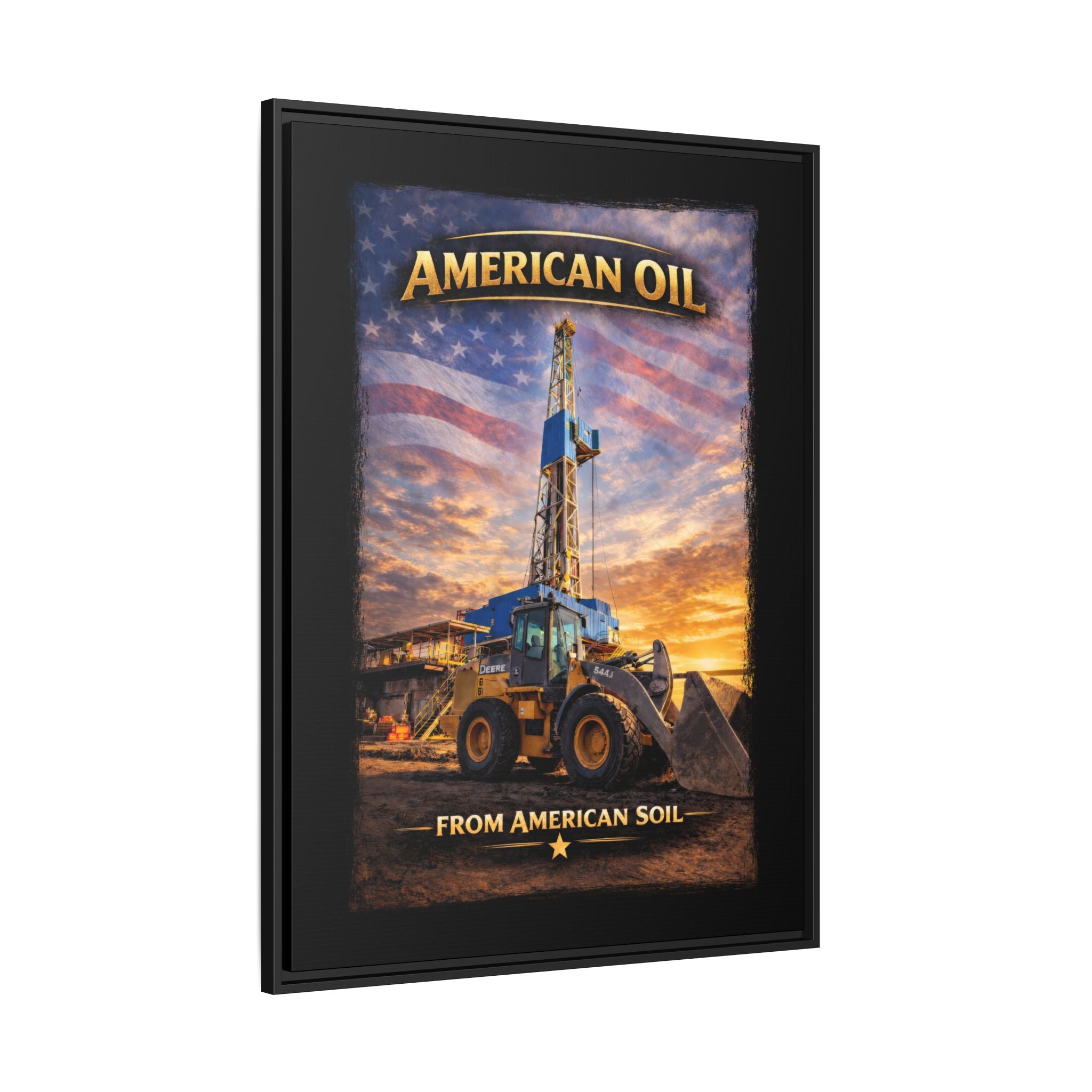 Front Loader - Framed Matte Canvas Wall Art