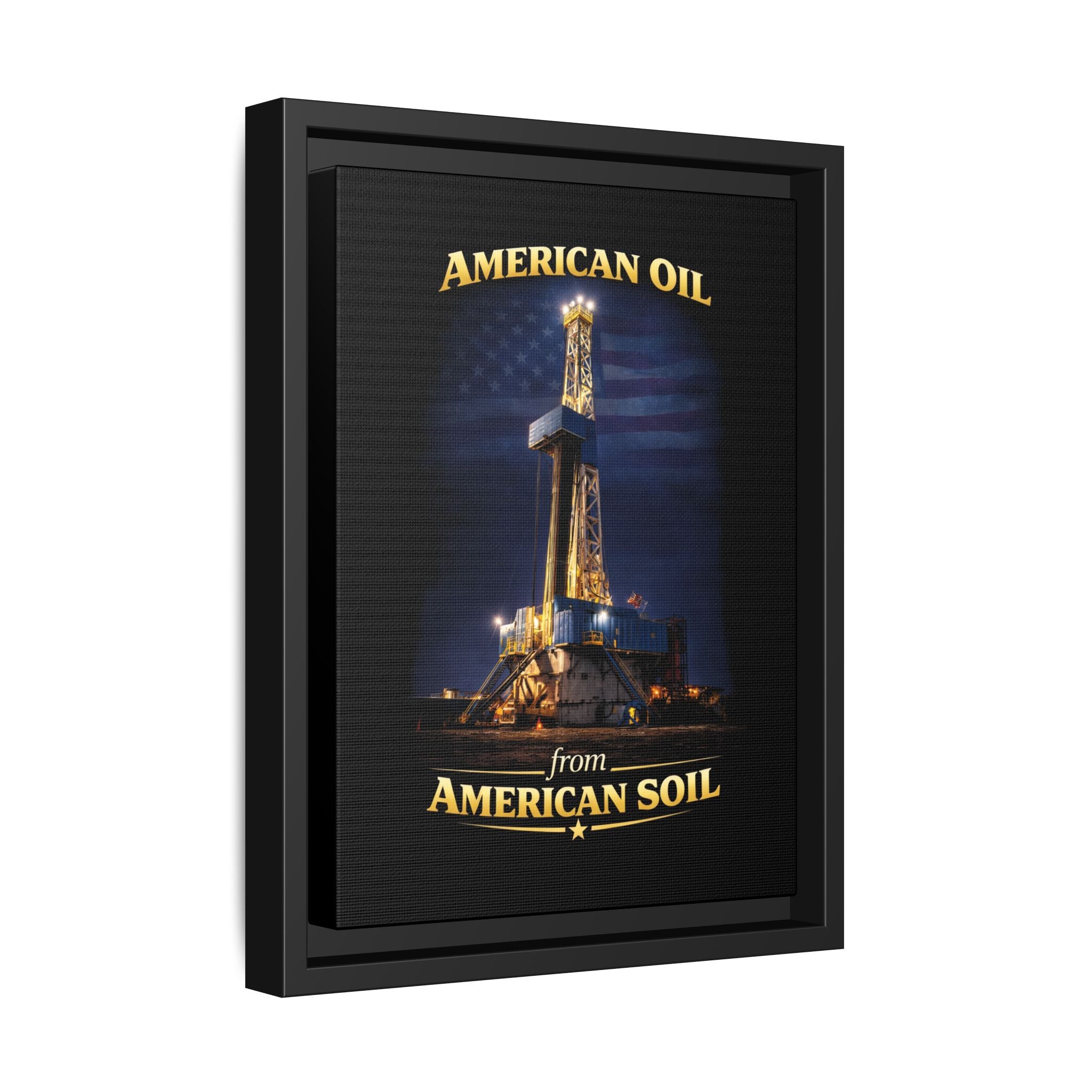 Derrick - Framed Matte Canvas Wall Art