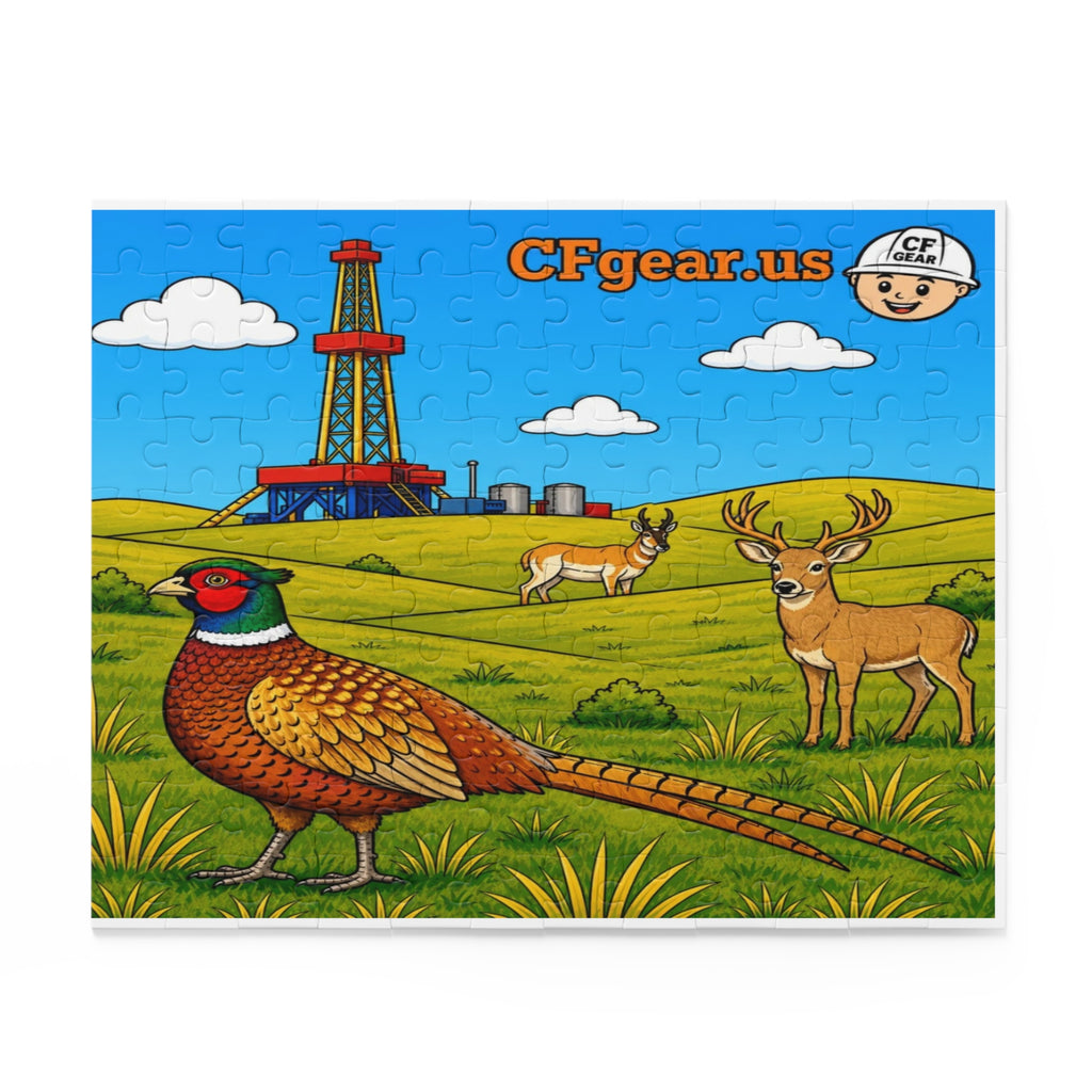 Animals and rig Jigsaw Puzzle (120/252/500 pcs) Kids collection