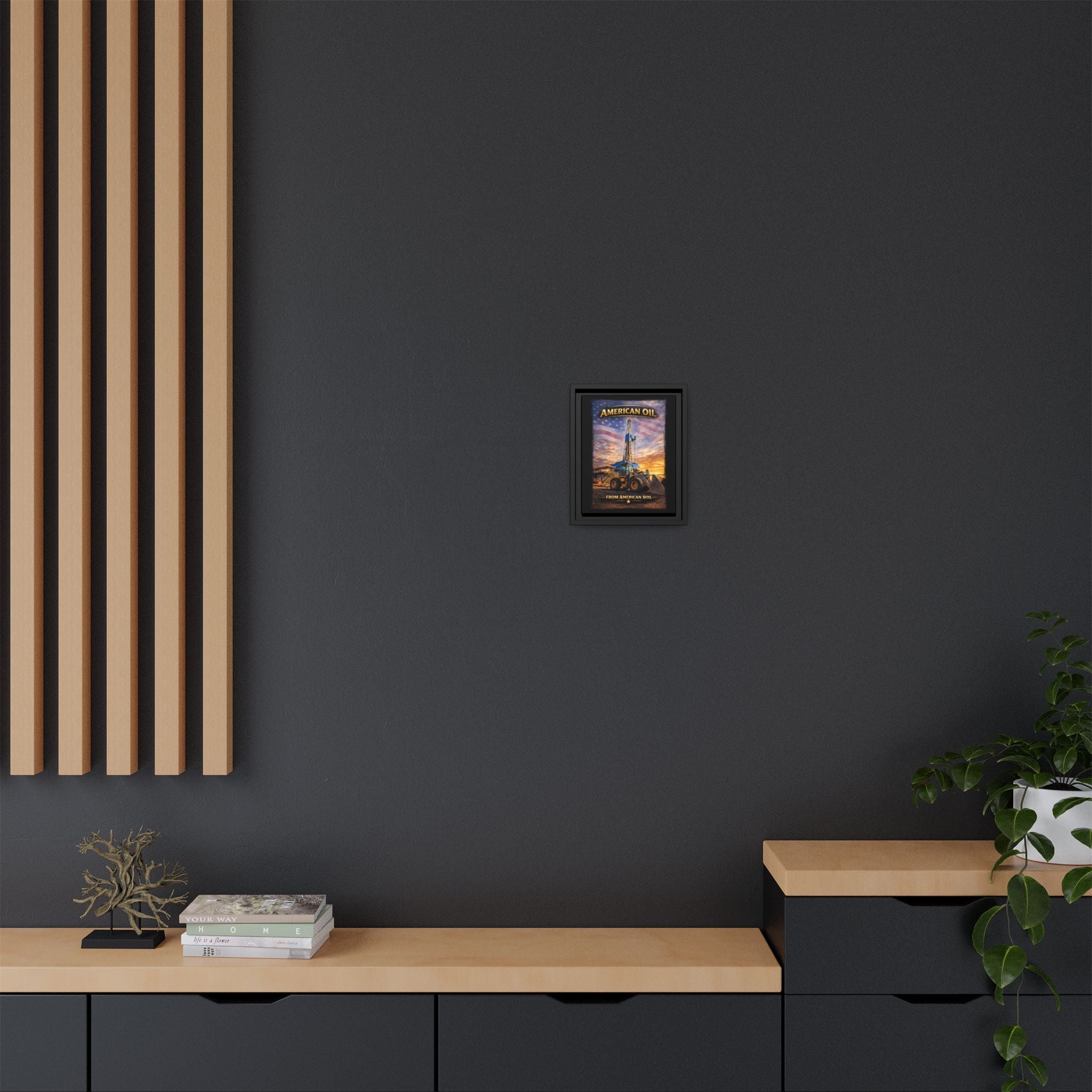 Front Loader - Framed Matte Canvas Wall Art