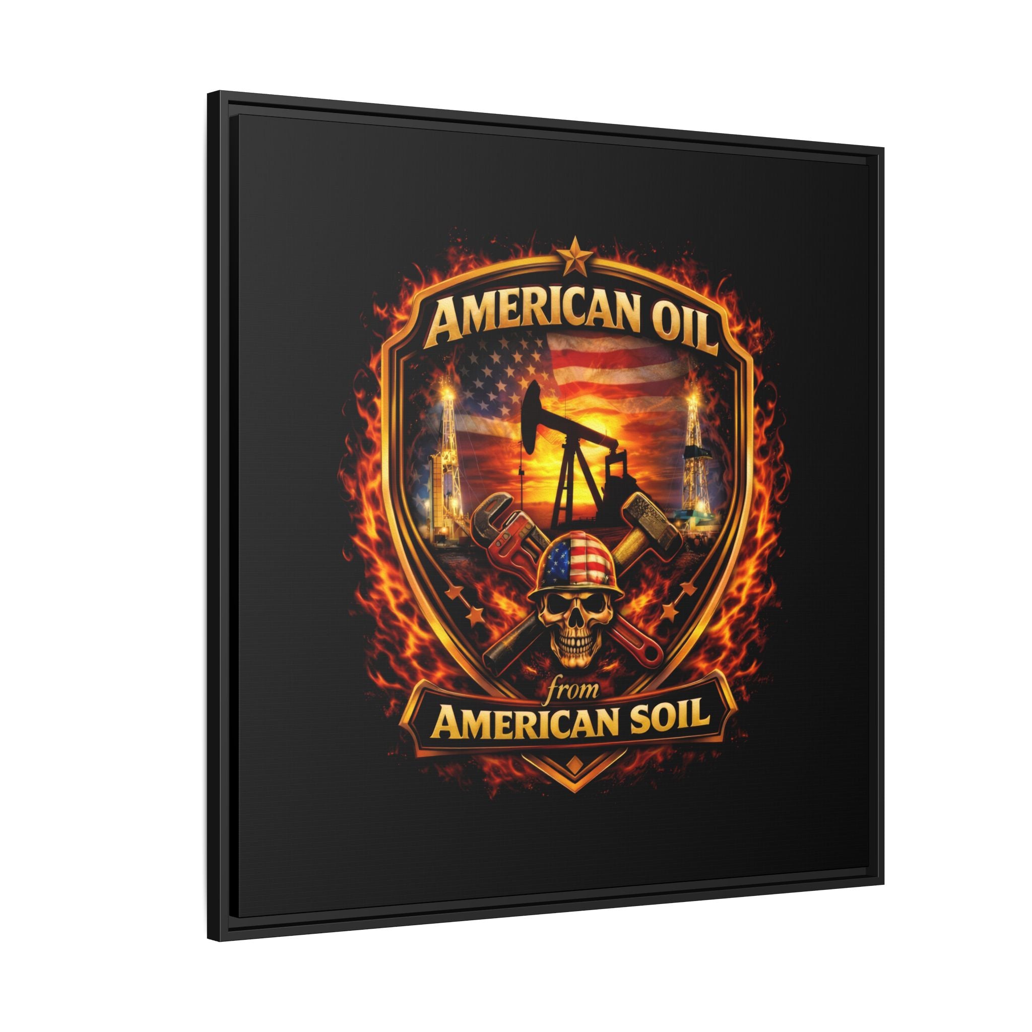 Shield - Framed Matte Canvas Wall Art