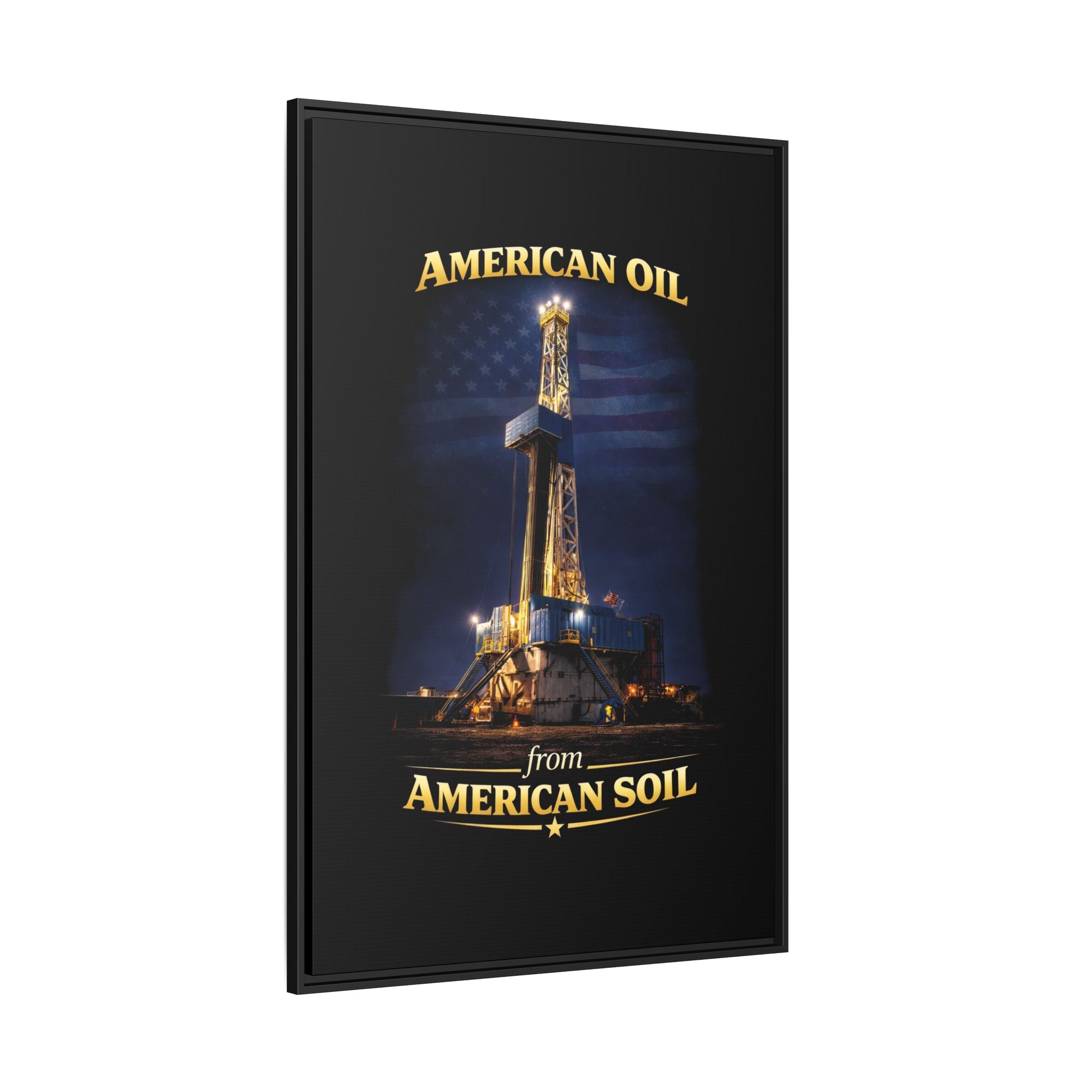 Derrick - Framed Matte Canvas Wall Art