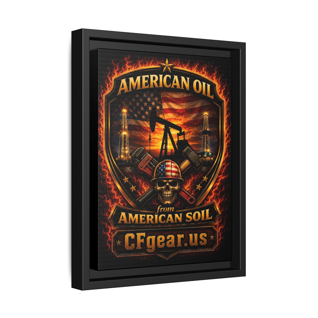 CFgear Crew Badge - Framed Matte Canvas Wall Art
