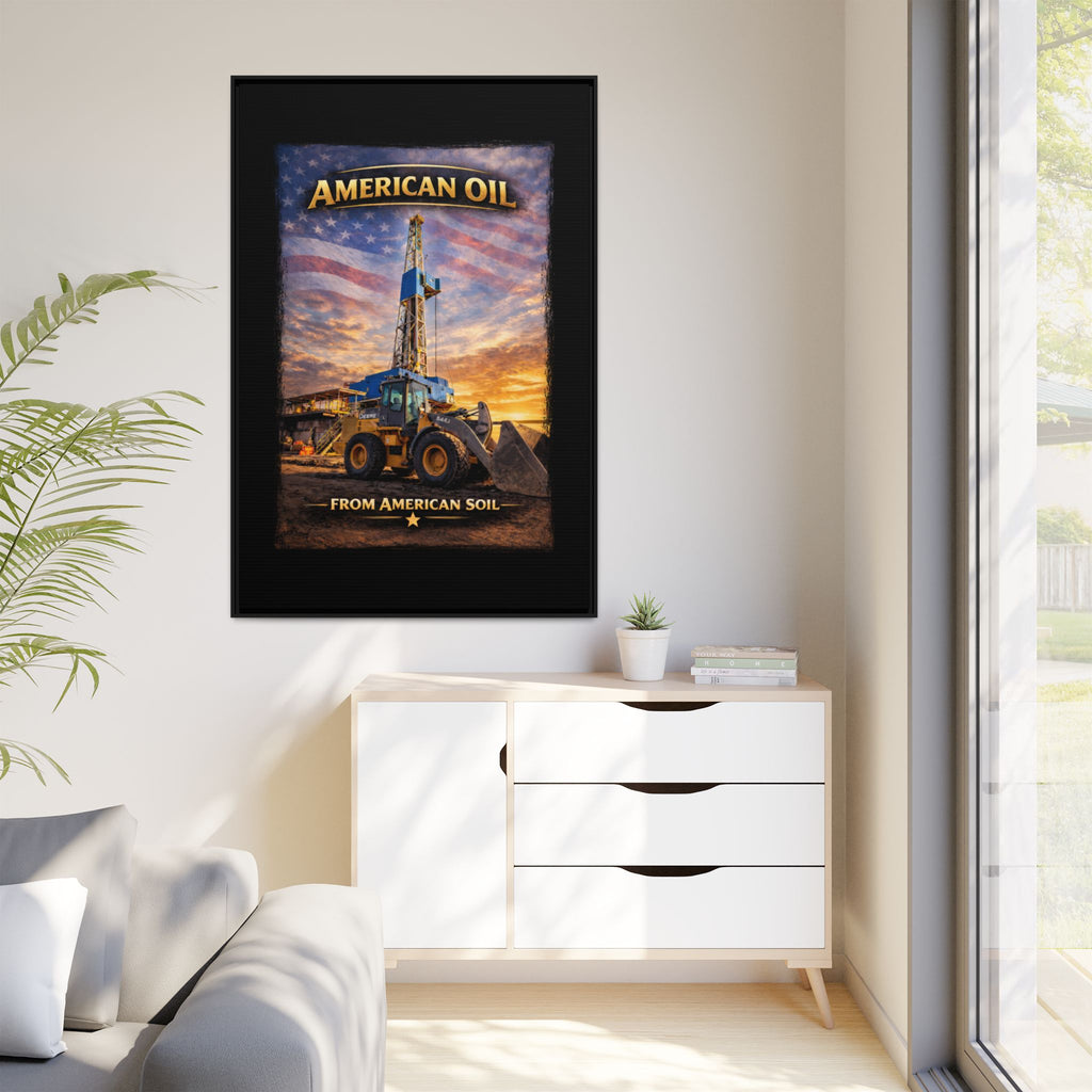 Front Loader - Framed Matte Canvas Wall Art