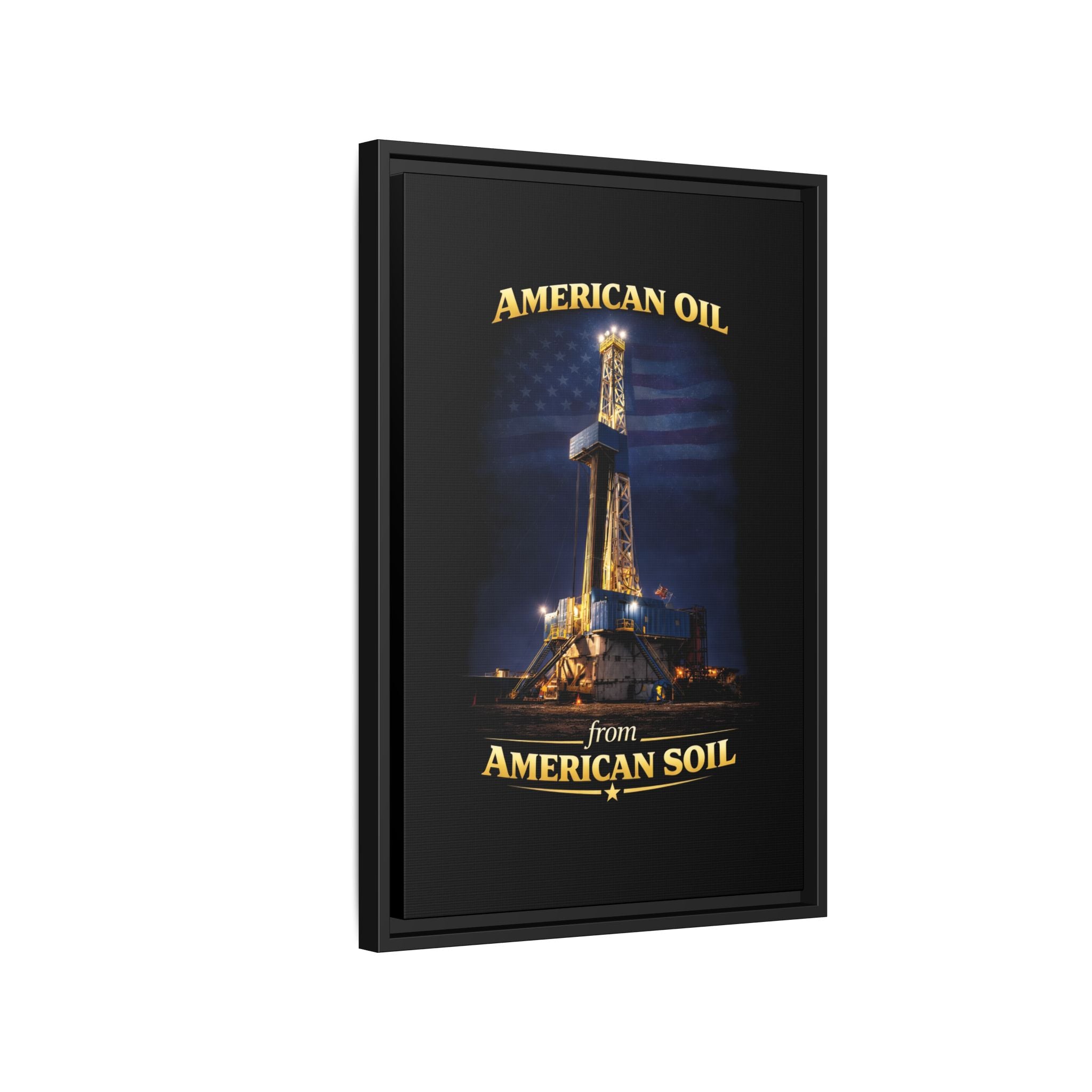 Derrick - Framed Matte Canvas Wall Art