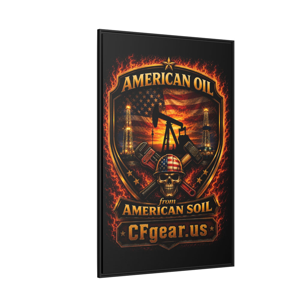 CFgear Crew Badge - Framed Matte Canvas Wall Art