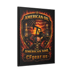 CFgear Crew Badge - Framed Matte Canvas Wall Art