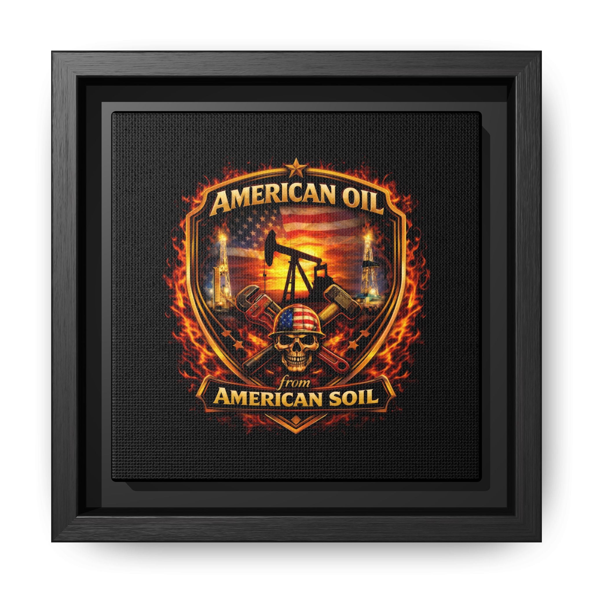 Shield - Framed Matte Canvas Wall Art