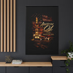 The Night Rig - Framed Matte Canvas Wall Art