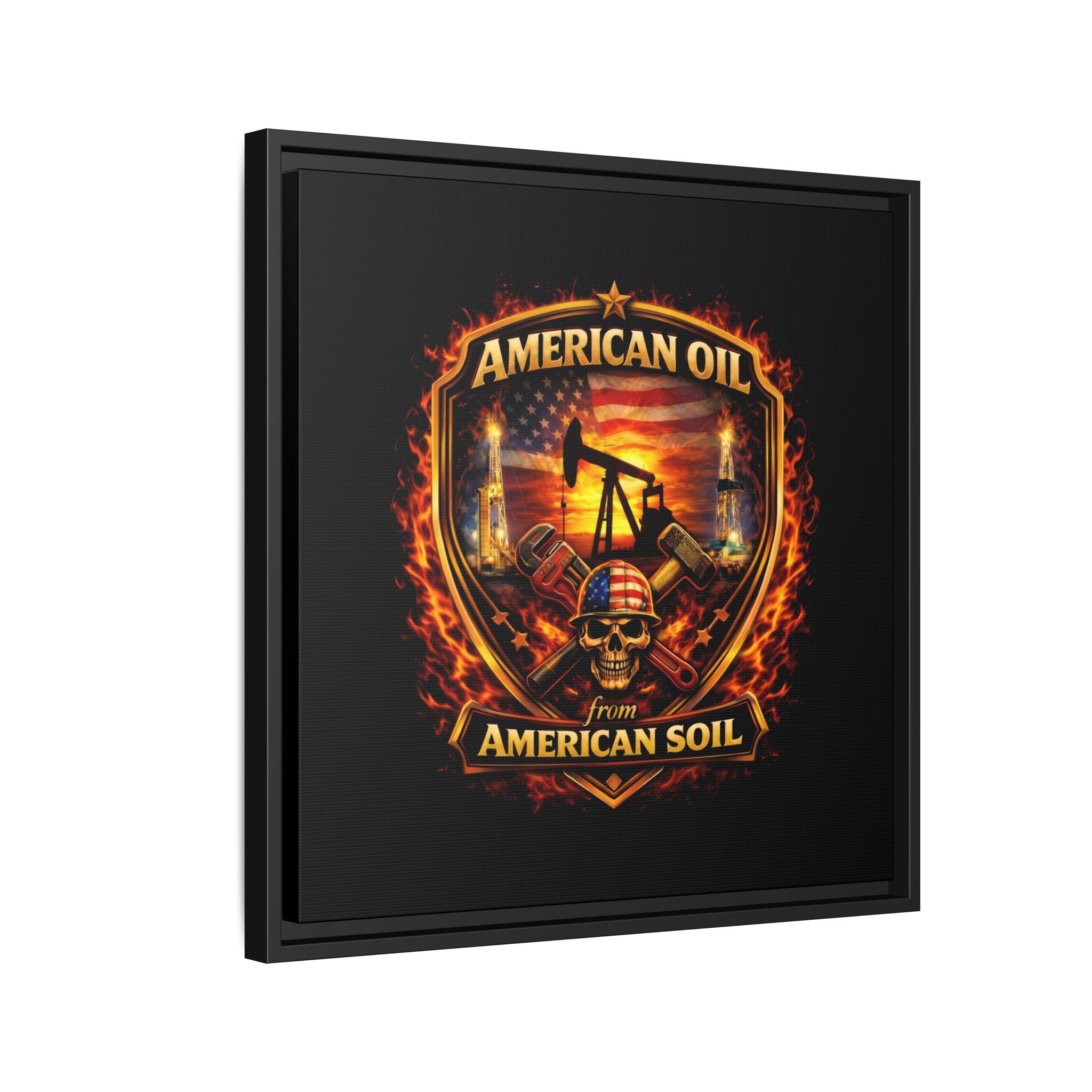 Shield - Framed Matte Canvas Wall Art