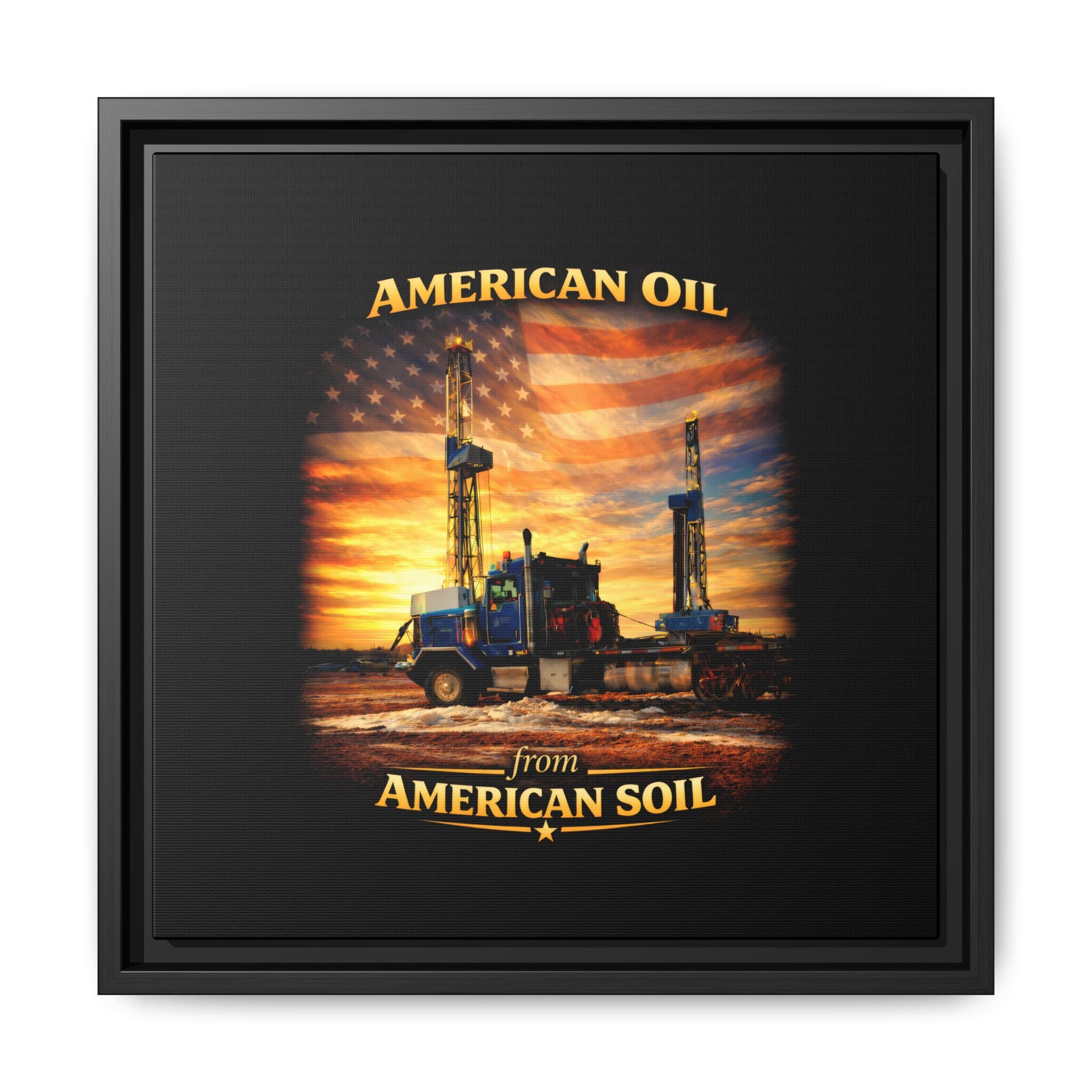 Semi Print - Framed Matte Canvas Wall Art