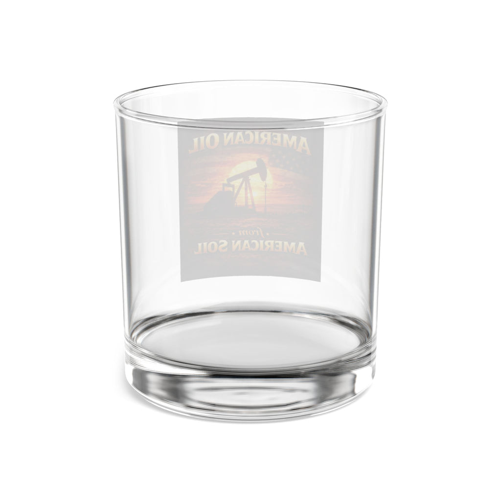 American Oil from American Soil 10oz Rocks Glass