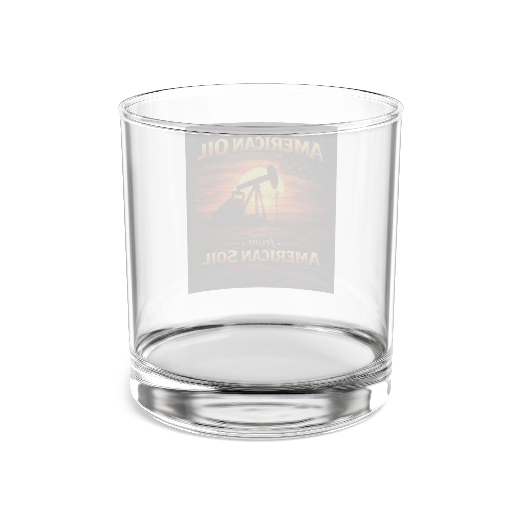 American Oil from American Soil 10oz Rocks Glass