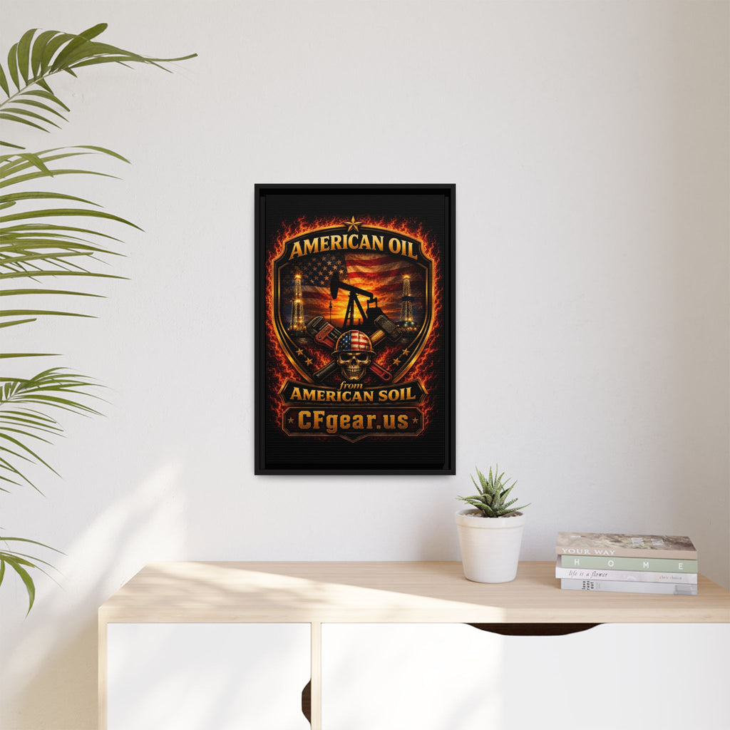 CFgear Crew Badge - Framed Matte Canvas Wall Art