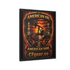 CFgear Crew Badge - Framed Matte Canvas Wall Art